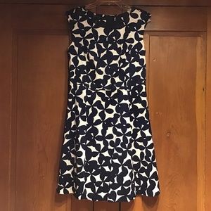 Sleeveless Dress Blue & White Size 10